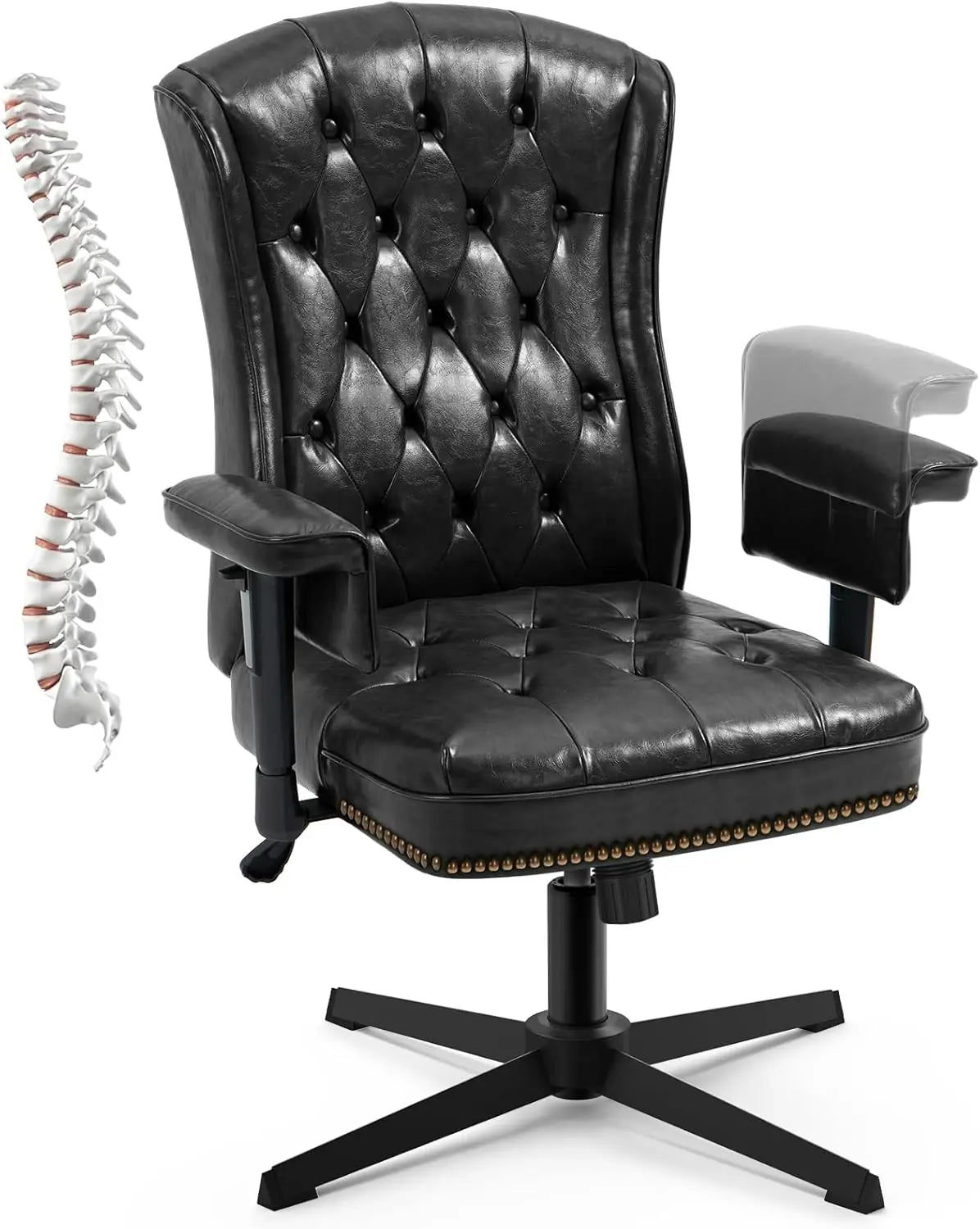 YAMASORO Ergonomic Executive Office Chair with Height-Adjustable in USA.