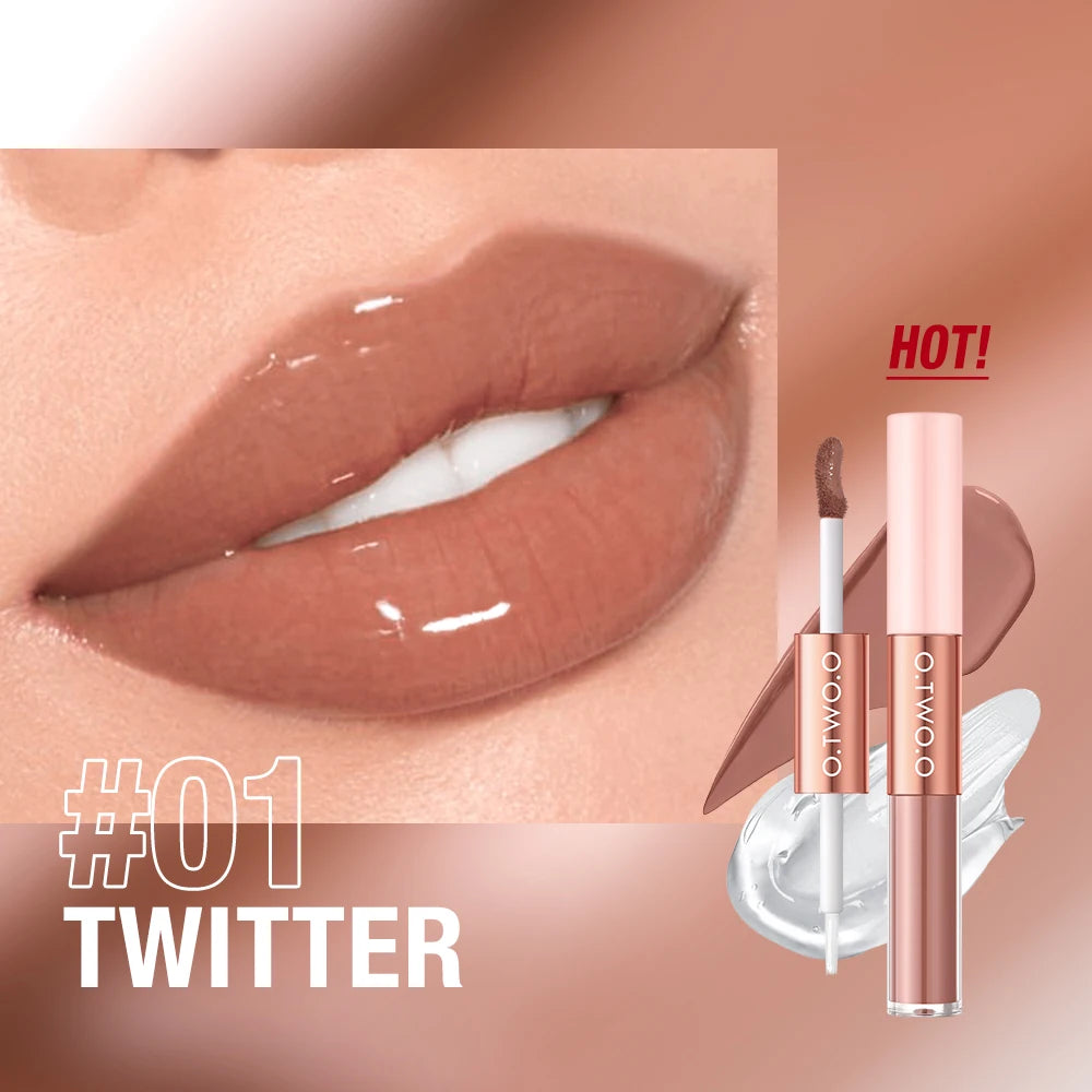 O.TWO.O Matte Lipstick Double Head Lip Coat in USA