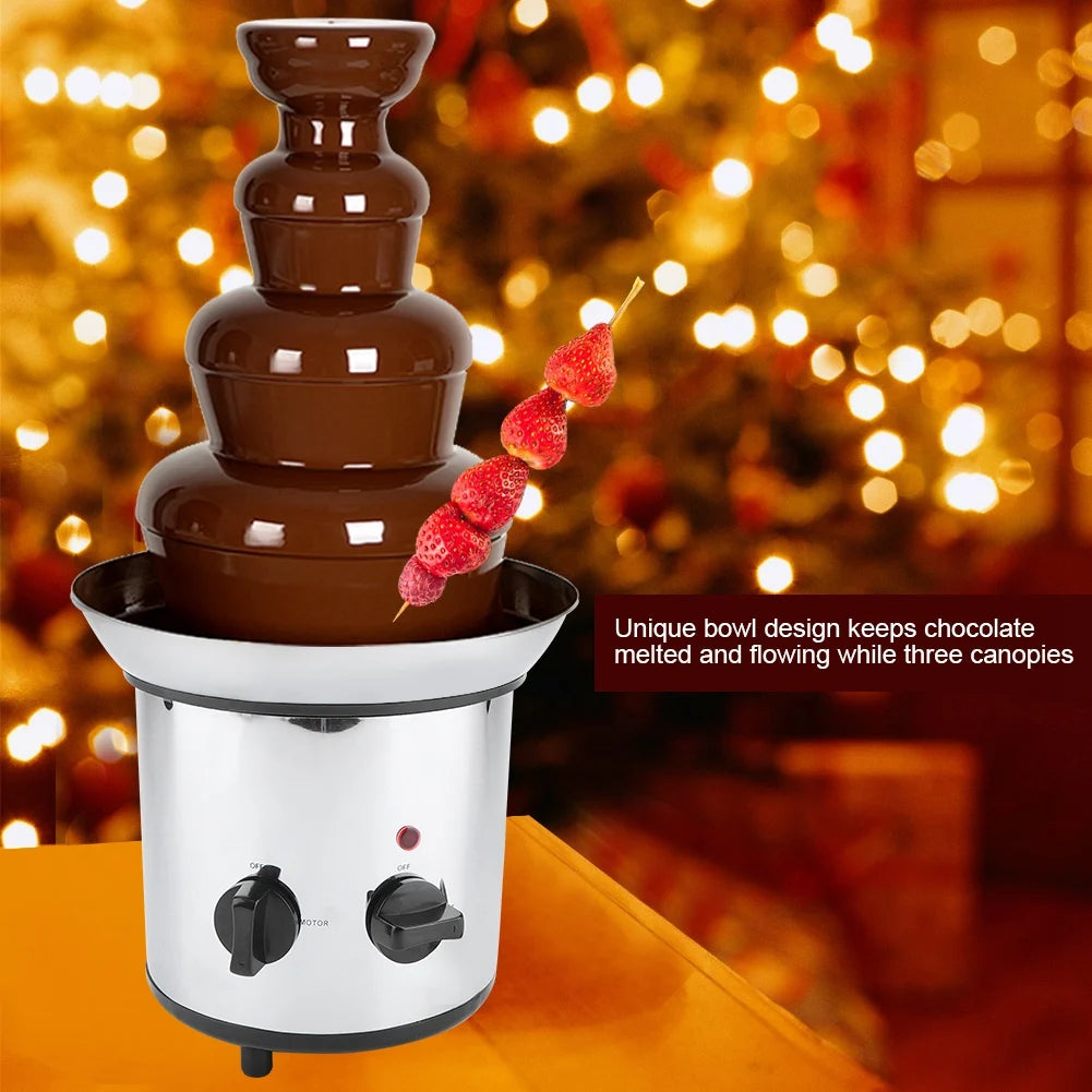 Electric Chocolate Melting Machine Fondue Maker Fountain in USA