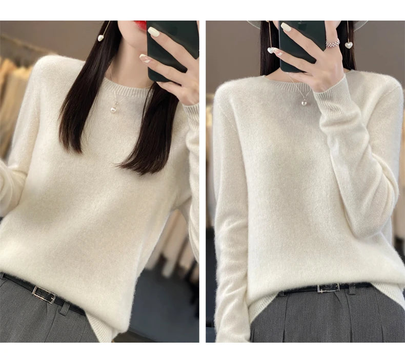 New cashmere sweater women's sweater autumn in USA