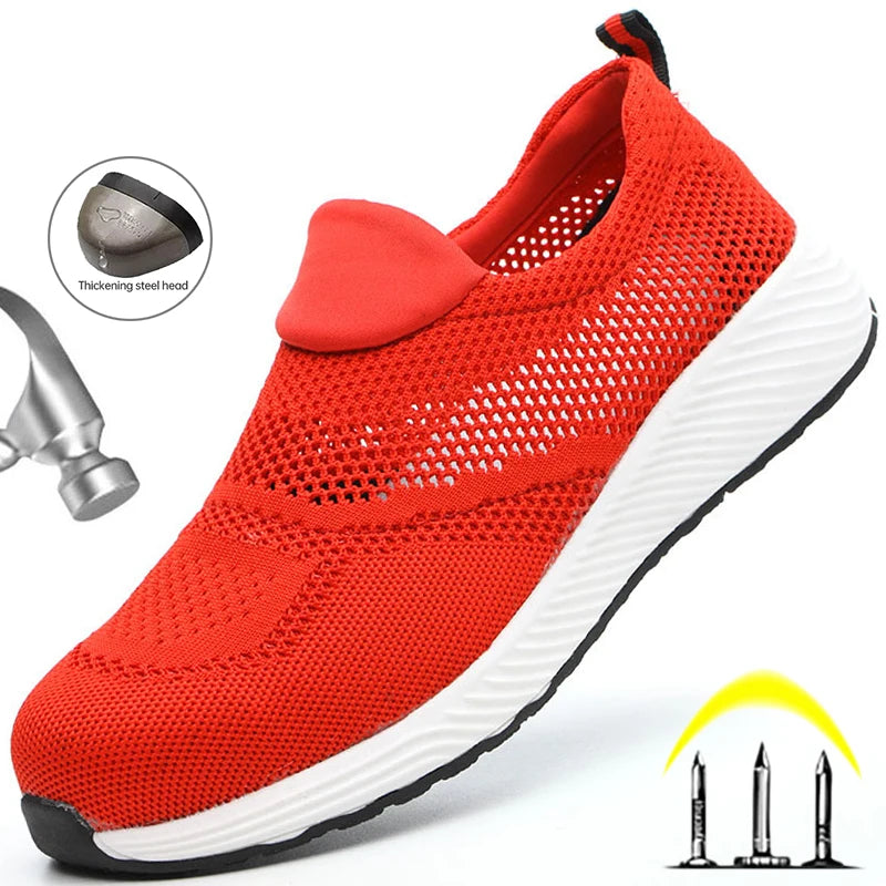 Summer Breathable Work Safety Shoes Men in USA