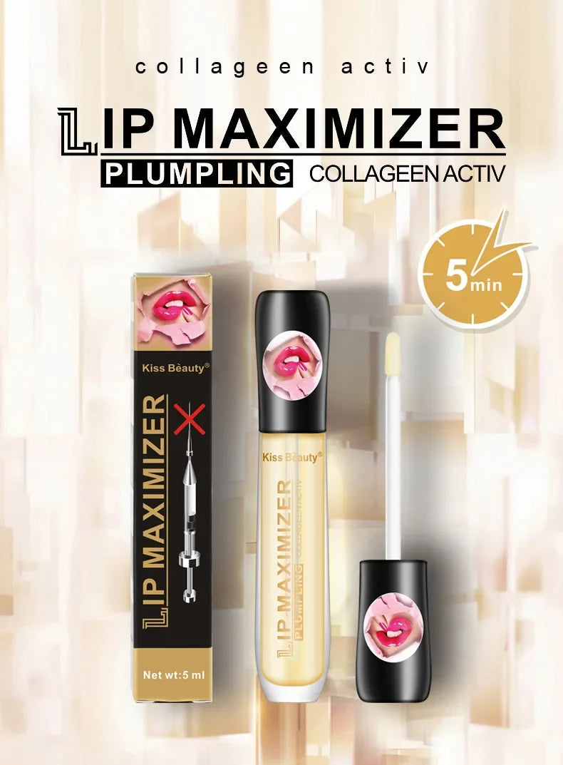 Instant Volumising Lip Plumper Serum Sexy Lip Oil Gloss in USA