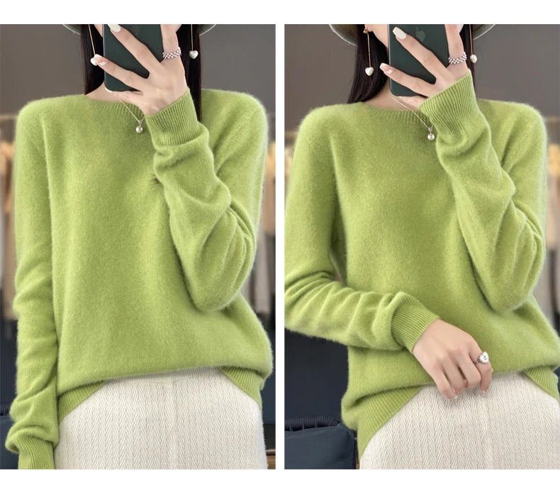 New cashmere sweater women's sweater autumn in USA