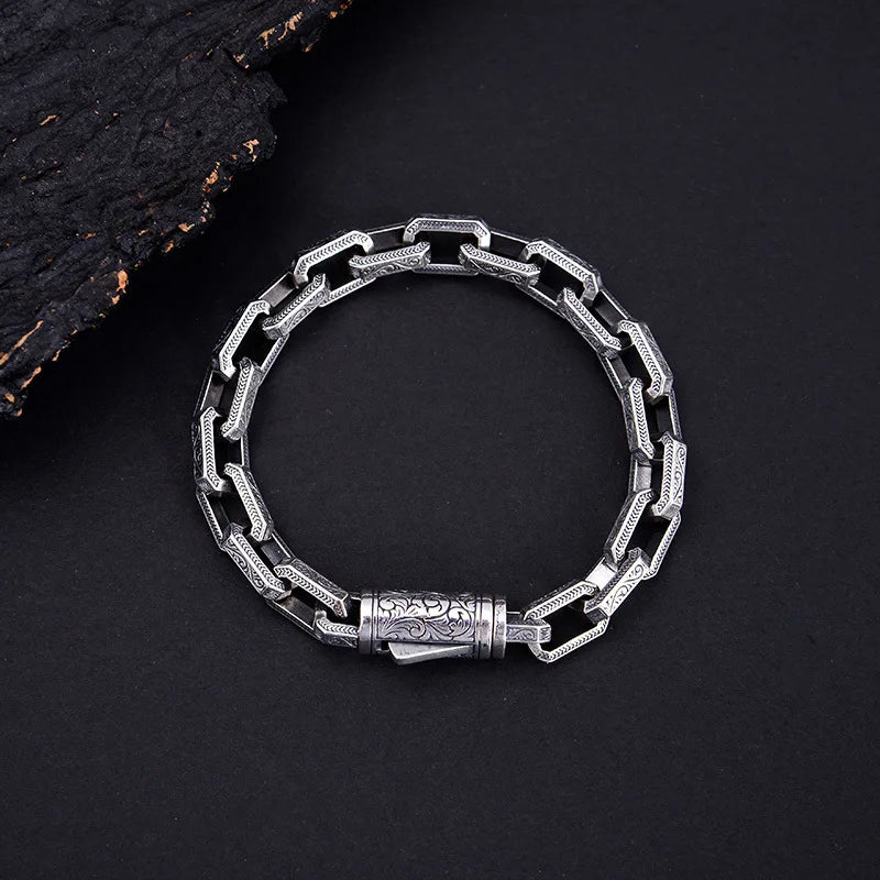 Viking Ouroboros vintage punk bracelet men copper fashion in USA