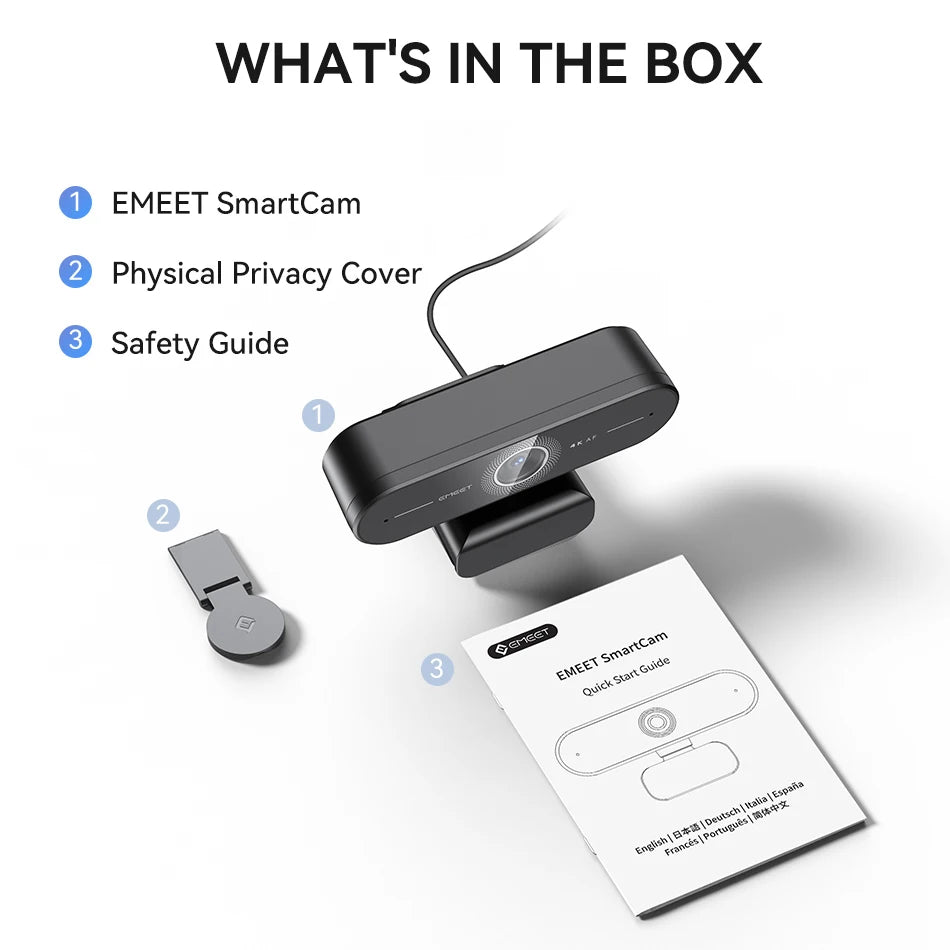 EMEET Webcam Autofocus Streaming Web Camera in USA.