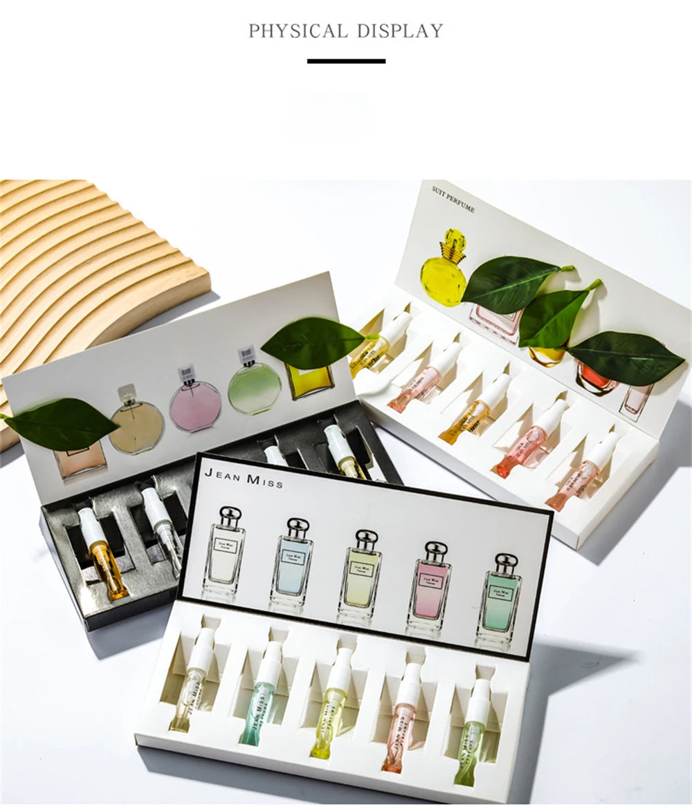 Mini Perfume Women Gift Box Set Plant Floral Scent Perfumes in USA