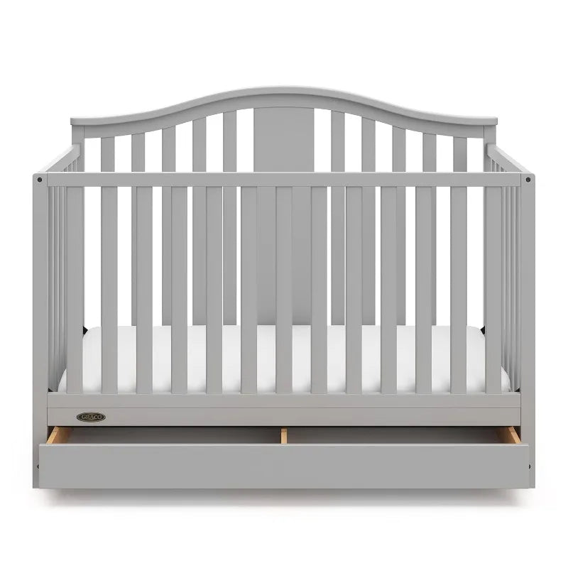 Convertible Crib Changer with Drawer (White) in USA