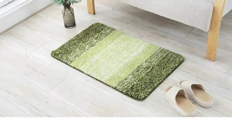 Bathroom Rugs Mat Simple Home Flocking Carpet Extra Soft in USA.