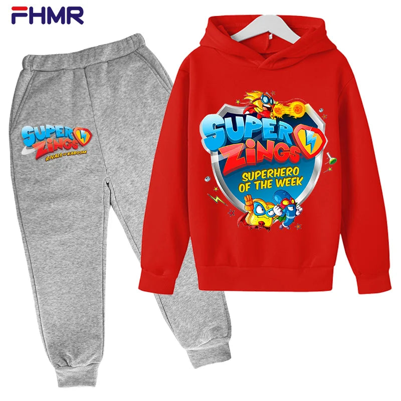 Boys Hoodies+Pants Sets New Autumn Baby Tops Clothing in USA