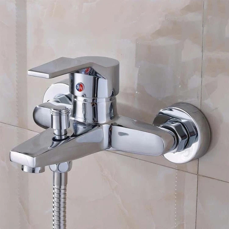 Home Bathroom Triple Shower Faucet Support Hot and Cold Water