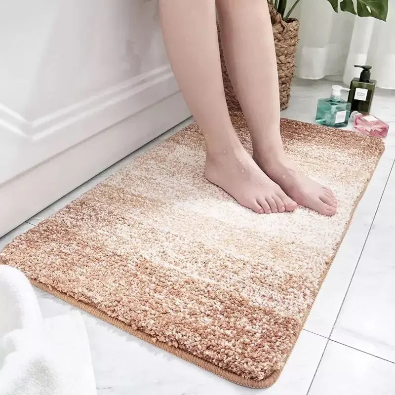 Bathroom Rugs Mat Simple Home Flocking Carpet Extra Soft in USA.