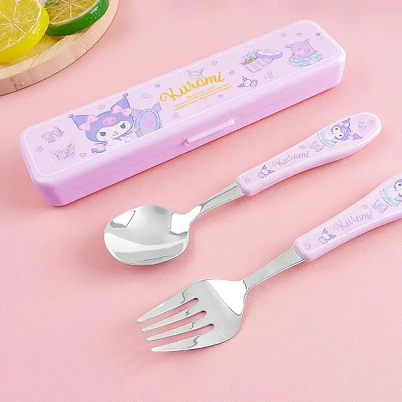 Sanrio Kuromi Tableware Kawaii Children Household in USA.