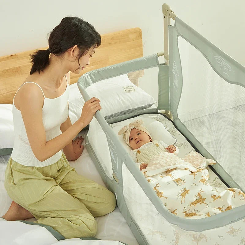 Baby Cot Dual-use Comfortable Toddler Baby Bed in USA