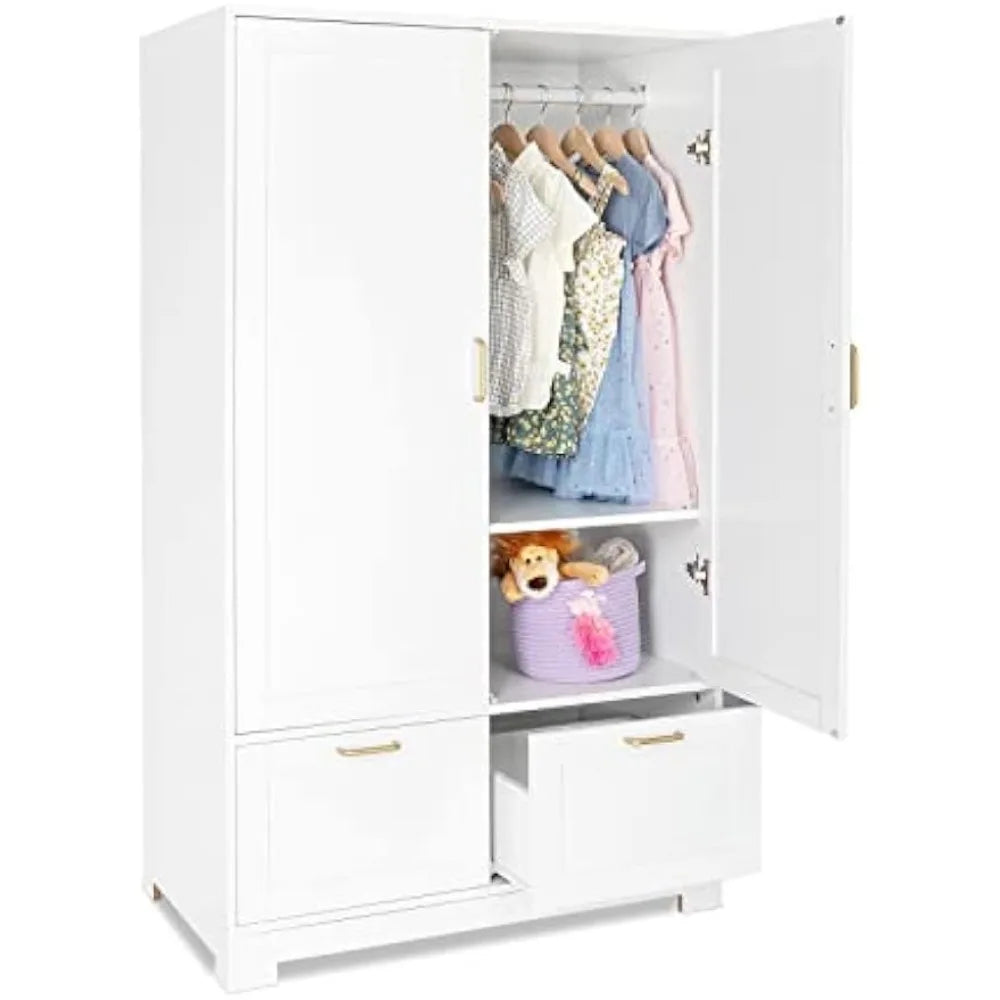 Armoire Wardrobe Closet Adjustable Shelves Drawers IN USA.