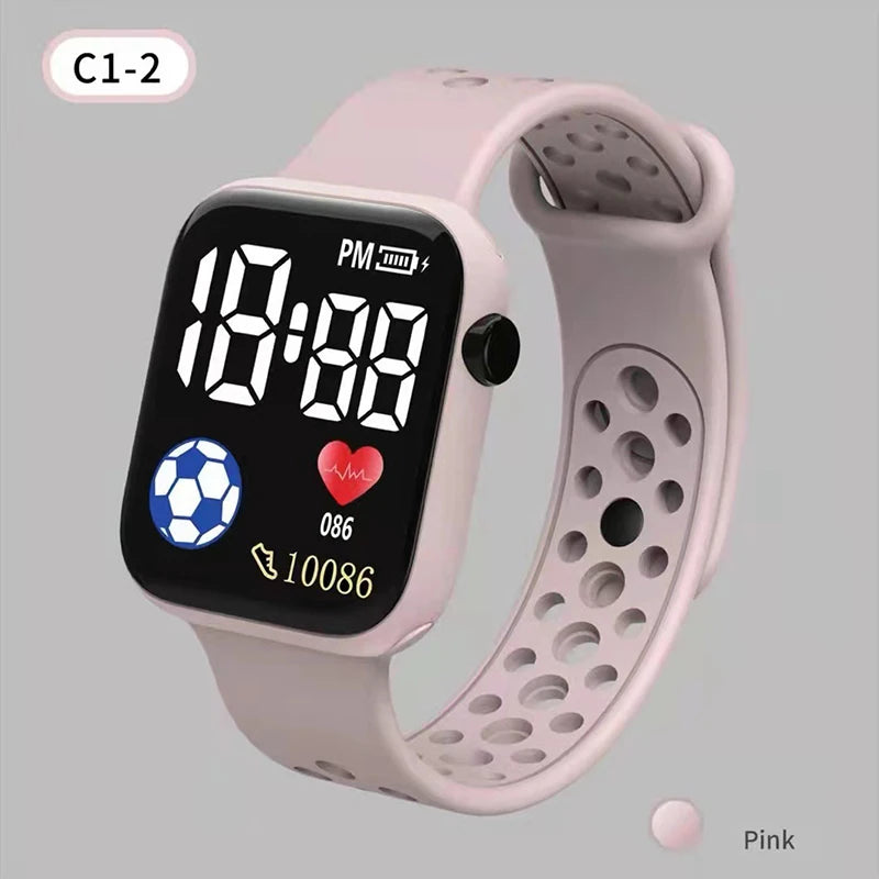 LED Digital Watch Kids Boys Sports Waterproof in USA