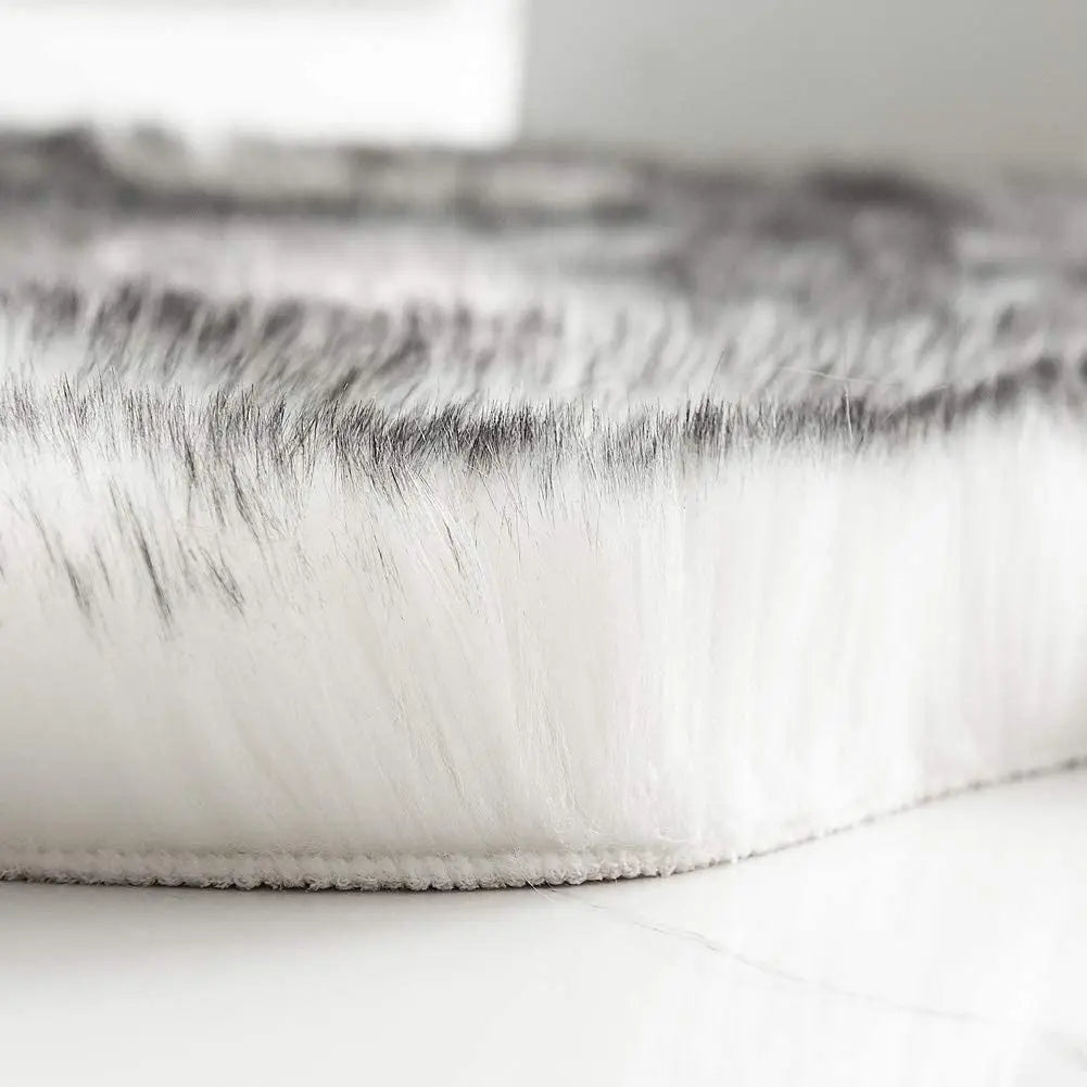 Soft Sheepskin Bedroom Carpet Imitation Wool Pad Long Hair