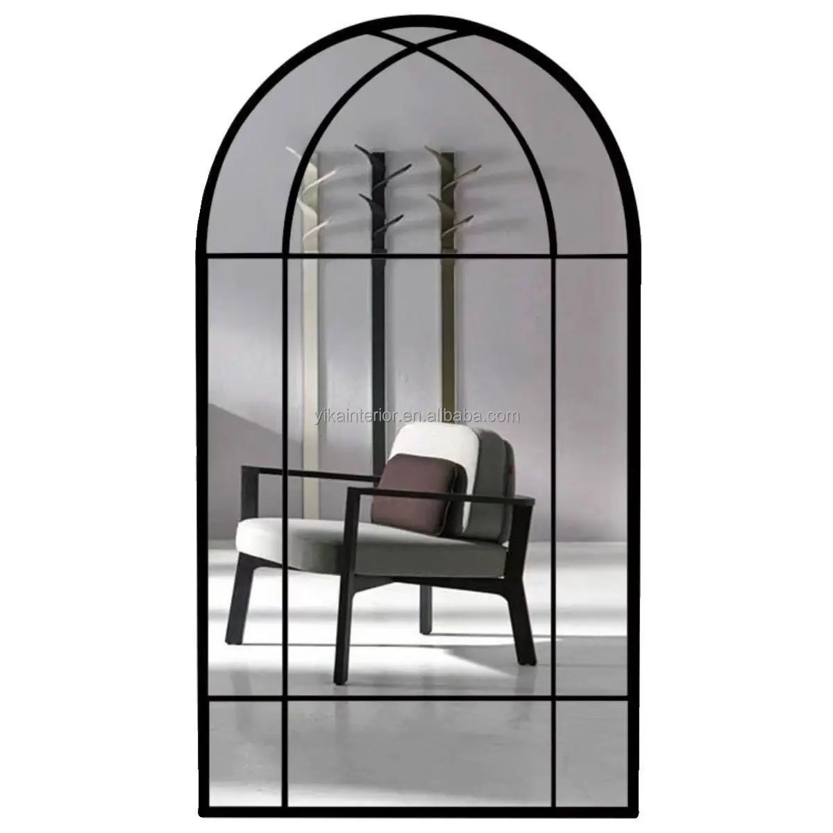 Nordic Style Wall Decor Window Shape Mirror Living Room in USA.