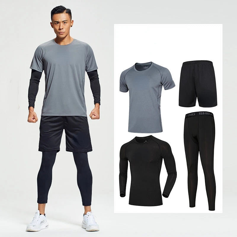 Men's Tracksuit Gym Fitness Compression Basketball Sports in USA