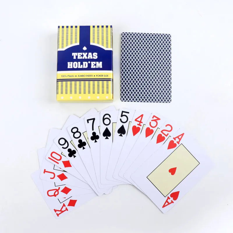 Baccarat Texas Hold'em Plastic Playing Cards Waterproof in USA