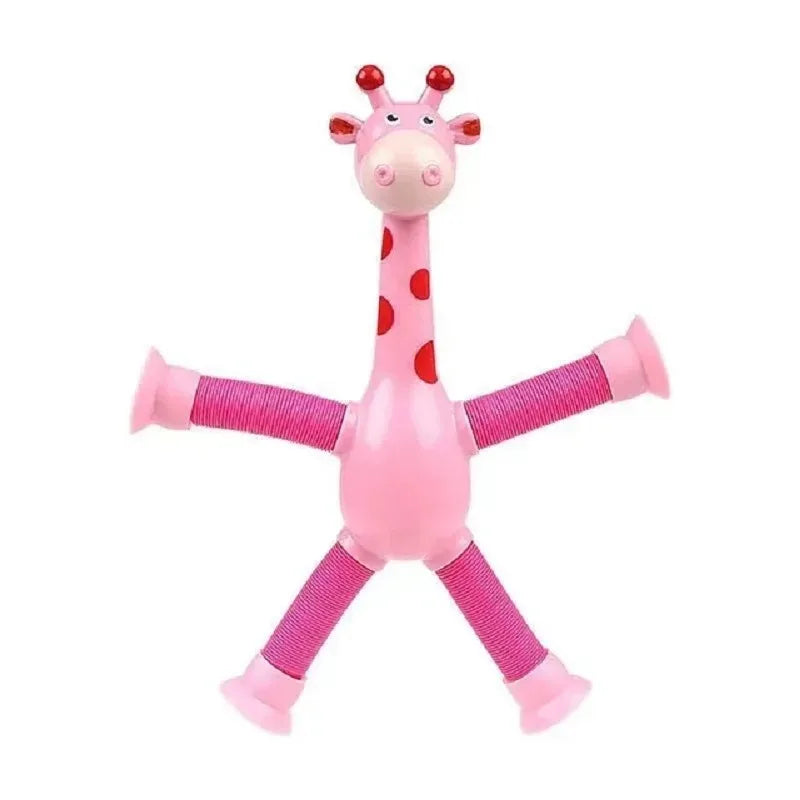 Telescopic Suction Cup Giraffe Toy Sensory Tubes in USA