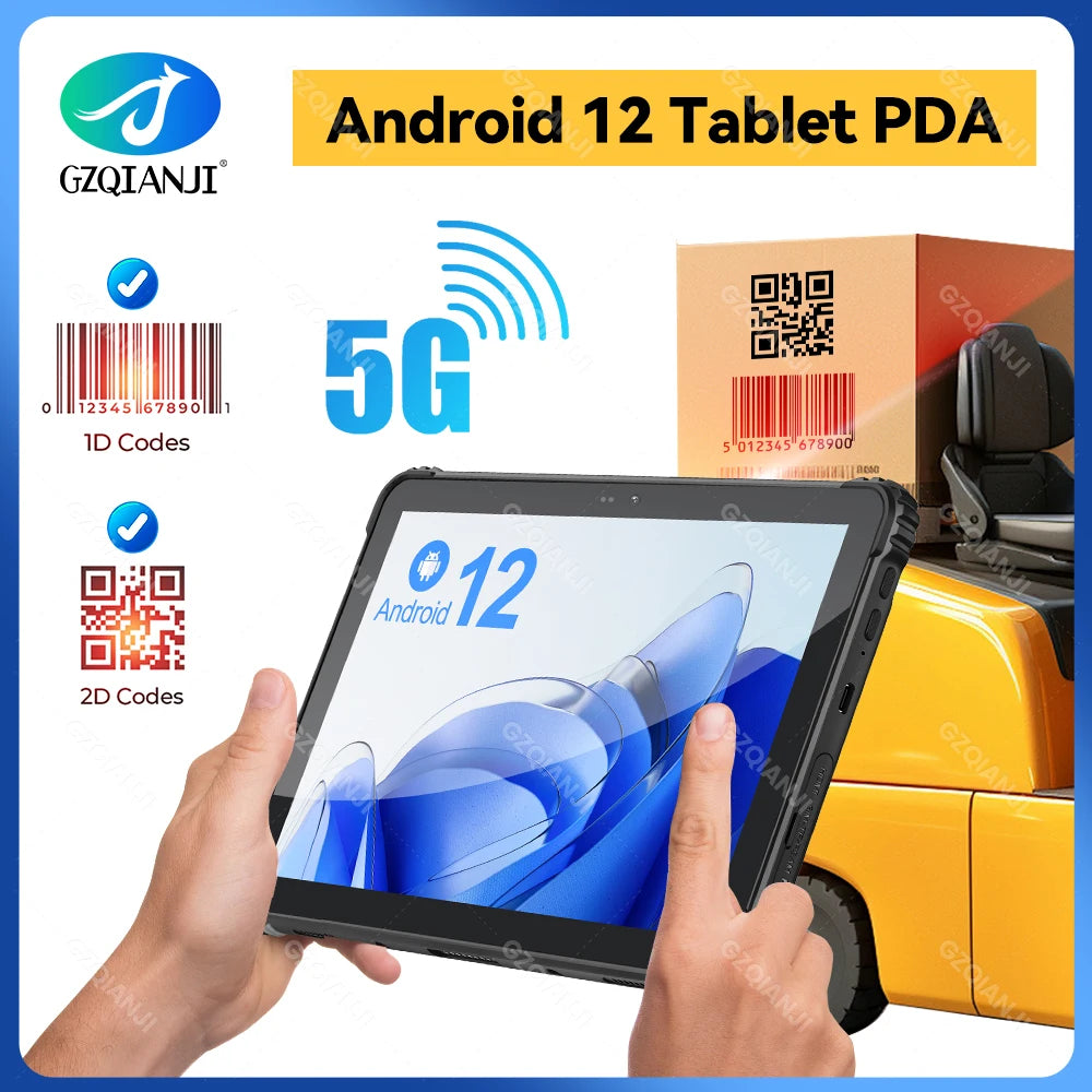 5G Industrial Android 12 Tablet Rugged PDA Triple Defence in USA.