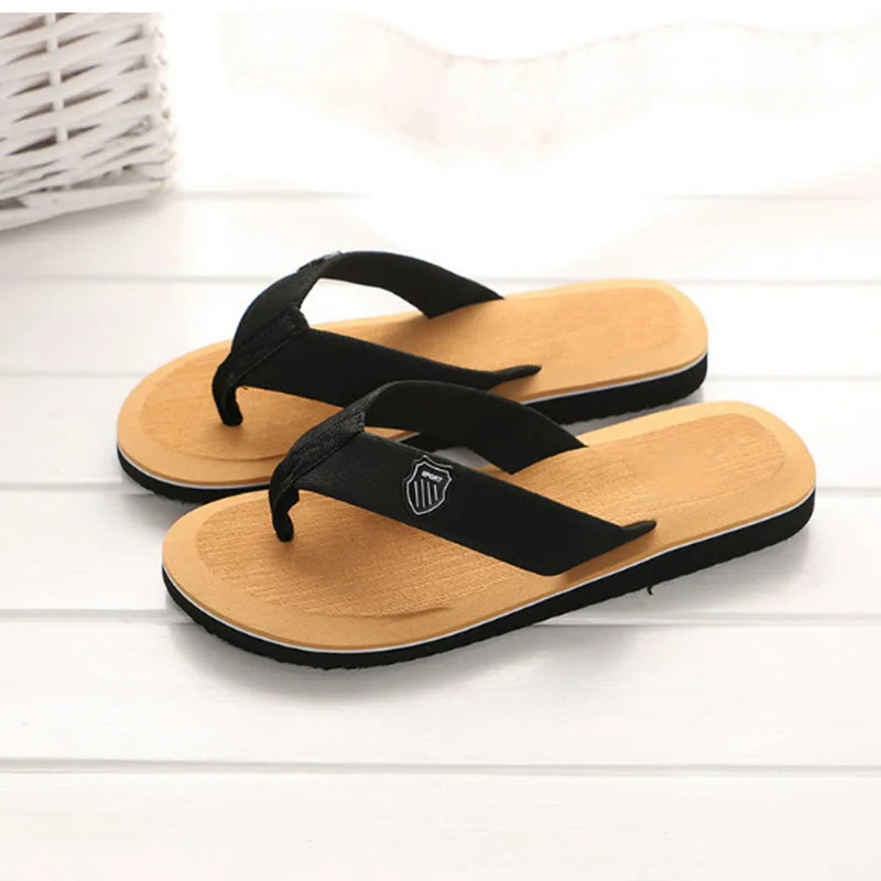 High Quality Men Beach Shoes Summer Casual Flat Slippers in USA