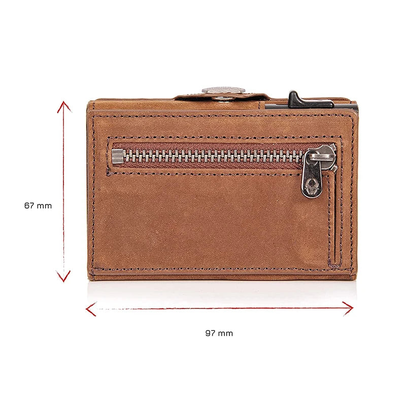 Genuine Leather Wallet Compartment Notes Coins Women in USA