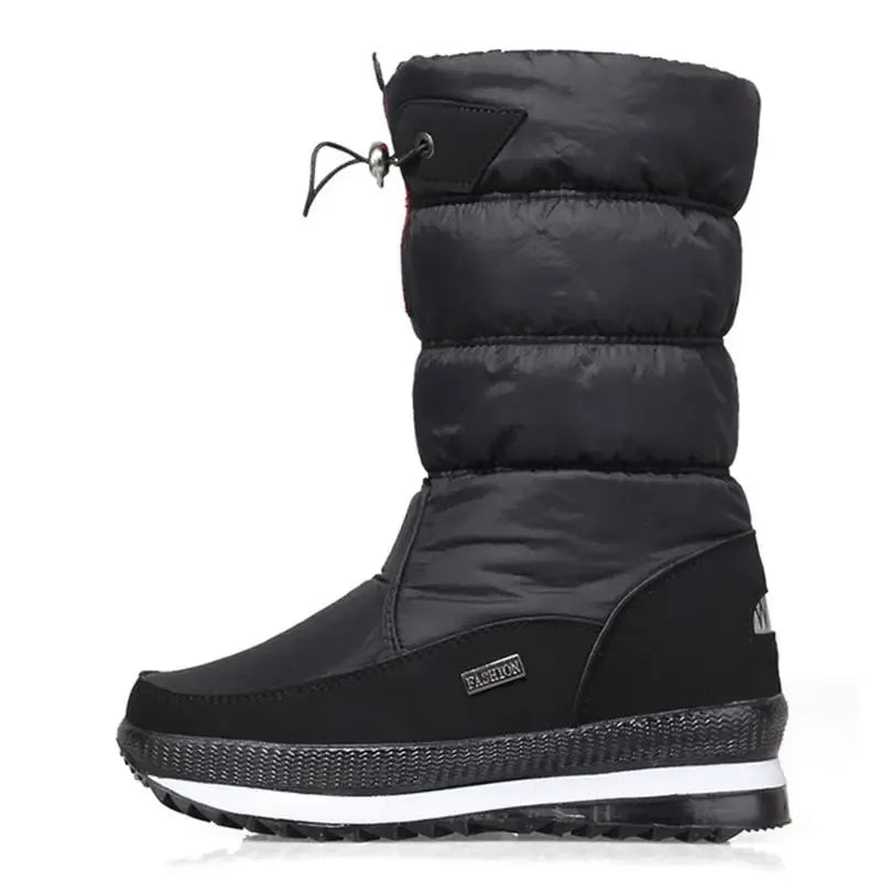 Women Snow Boots Platform Winter Boots Thick Plush Waterproof in USA