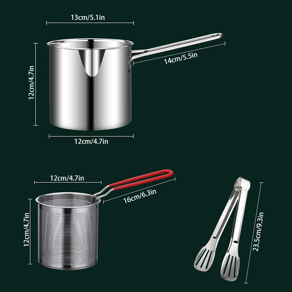 Deep Fryer Pot Versatile Large Capacity Kitchen Pot in USA.