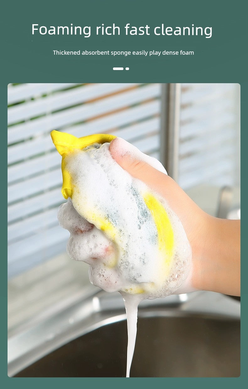 Sponge Wipe Dishcloth Scouring Pad Thickened Sponge in USA.