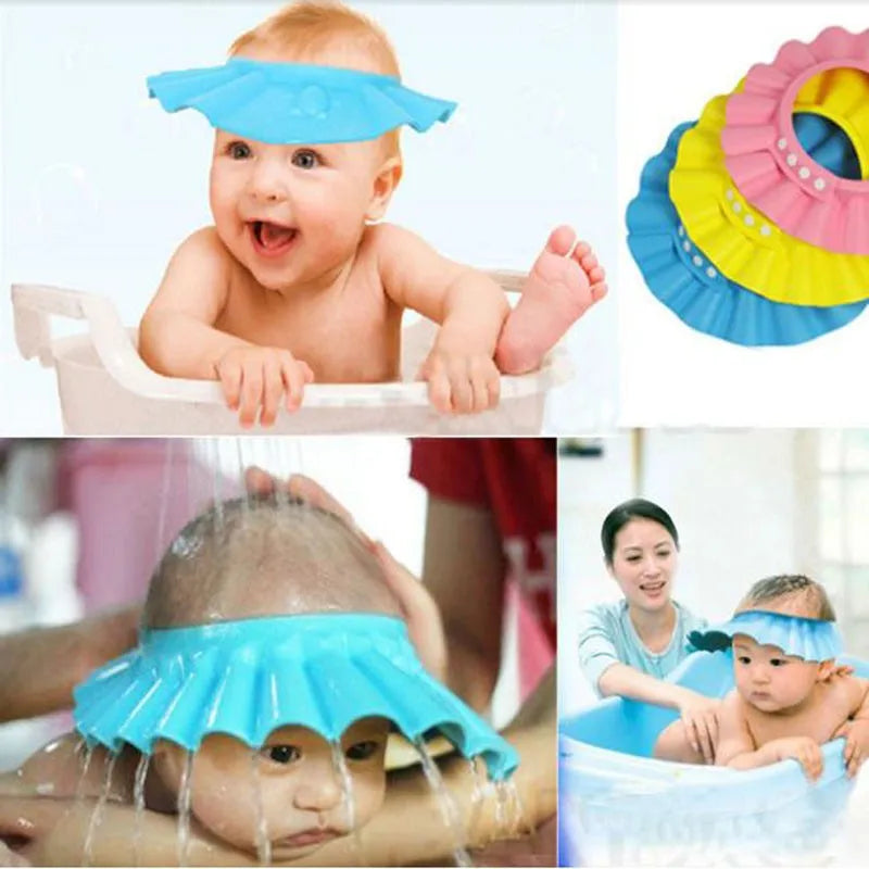 Adjustable Baby Shampoo Cap Kids Wash Hair Protection in USA