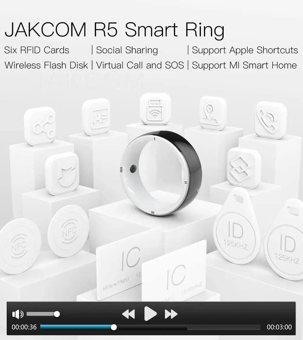 JAKCOM R5 Smart Ring Newer than w56 enchen compressor electric in USA.