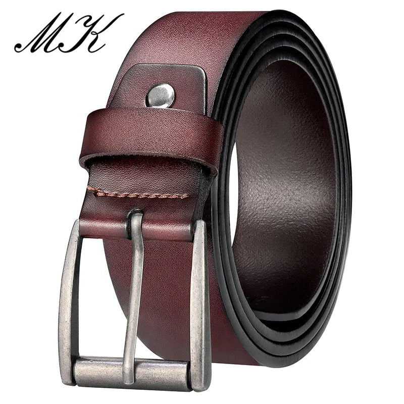 Maikun Genuine Leather Belts Men Jeans Trousers in USA