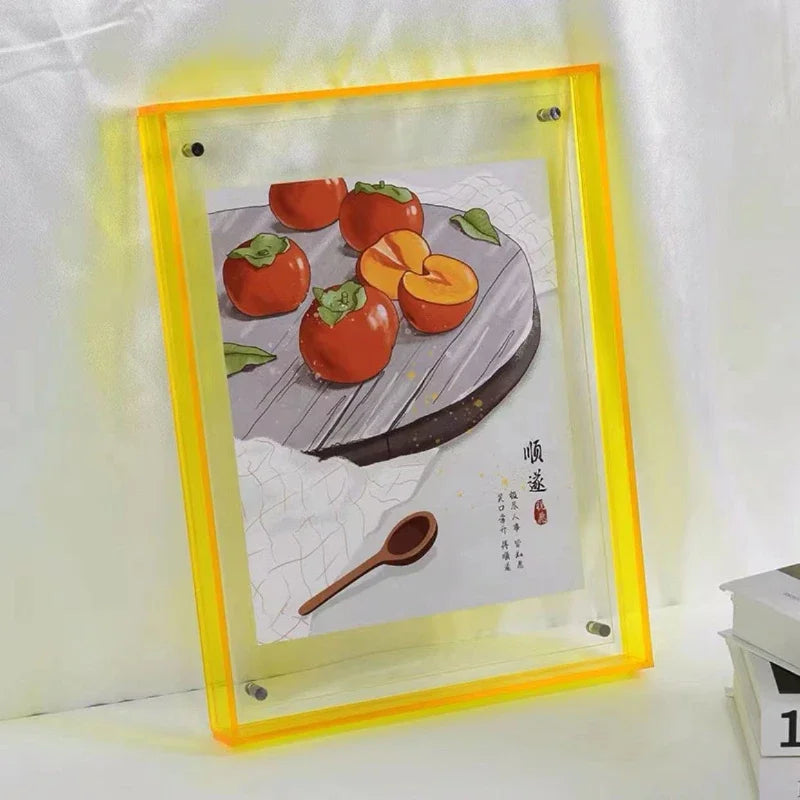 New Acrylic Transparent Photo Frame Integrated Oil Painting Picture Fr