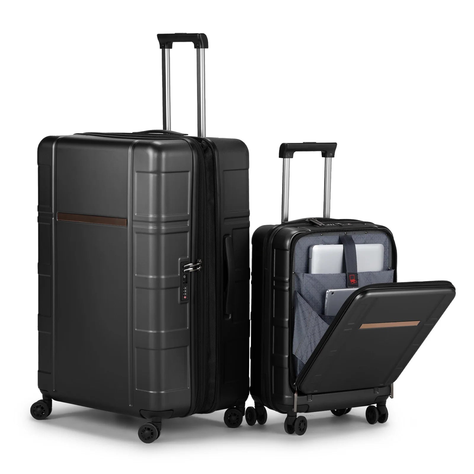 Luggage Expandable Suitcase Set Carry Spinner Trolley in USA