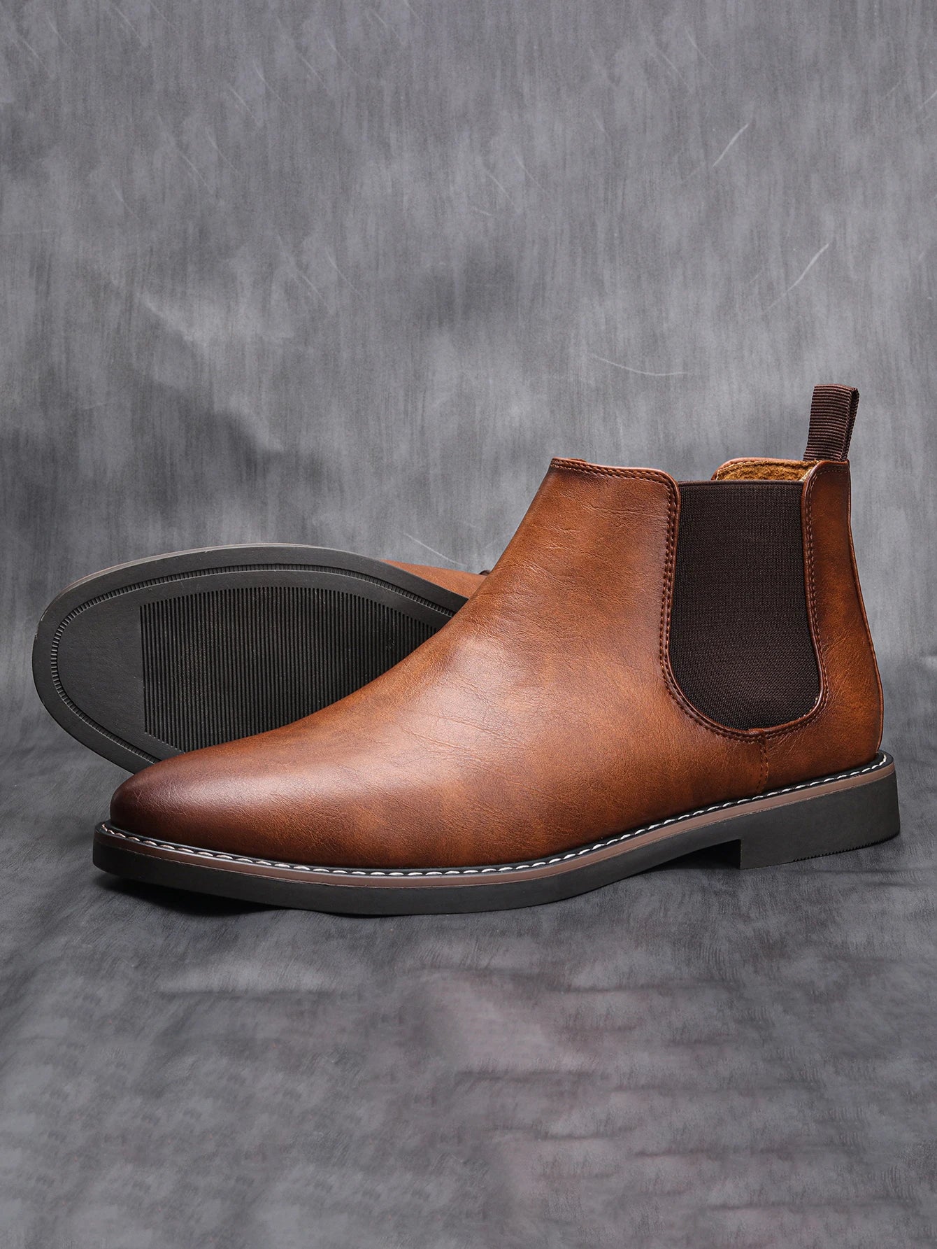 Brand Comfortable Fashion Leather Men Boots in USA