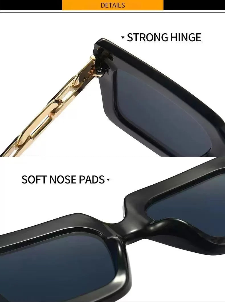 New Women Sunglasses Chain Anti Uv Sun Glasses in USA