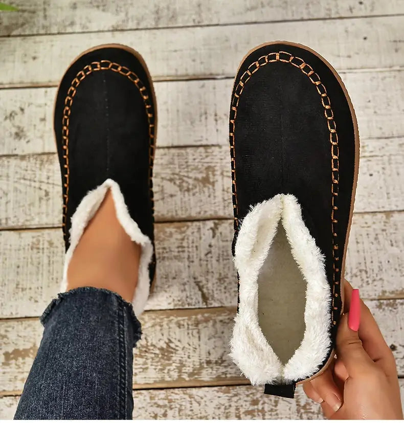 Women's Boots Slip On Winter Boots Winter Shoes Women Ankle Boots in USA