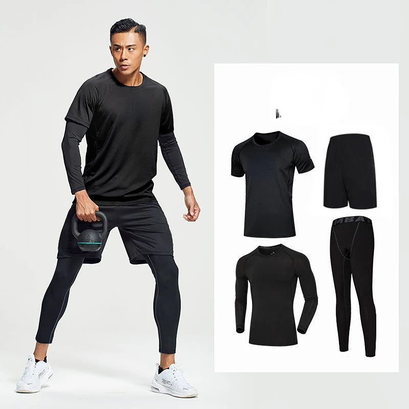 Men's Tracksuit Gym Fitness Compression Basketball Sports in USA