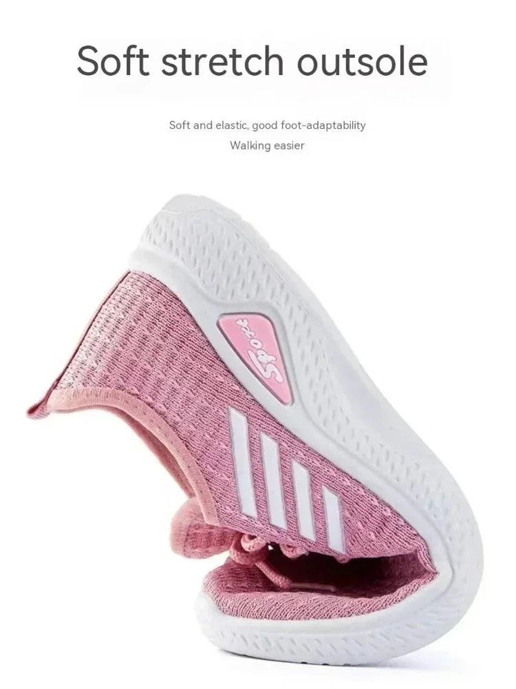 Fashionable Flying Woven Women's Running Shoes in USA