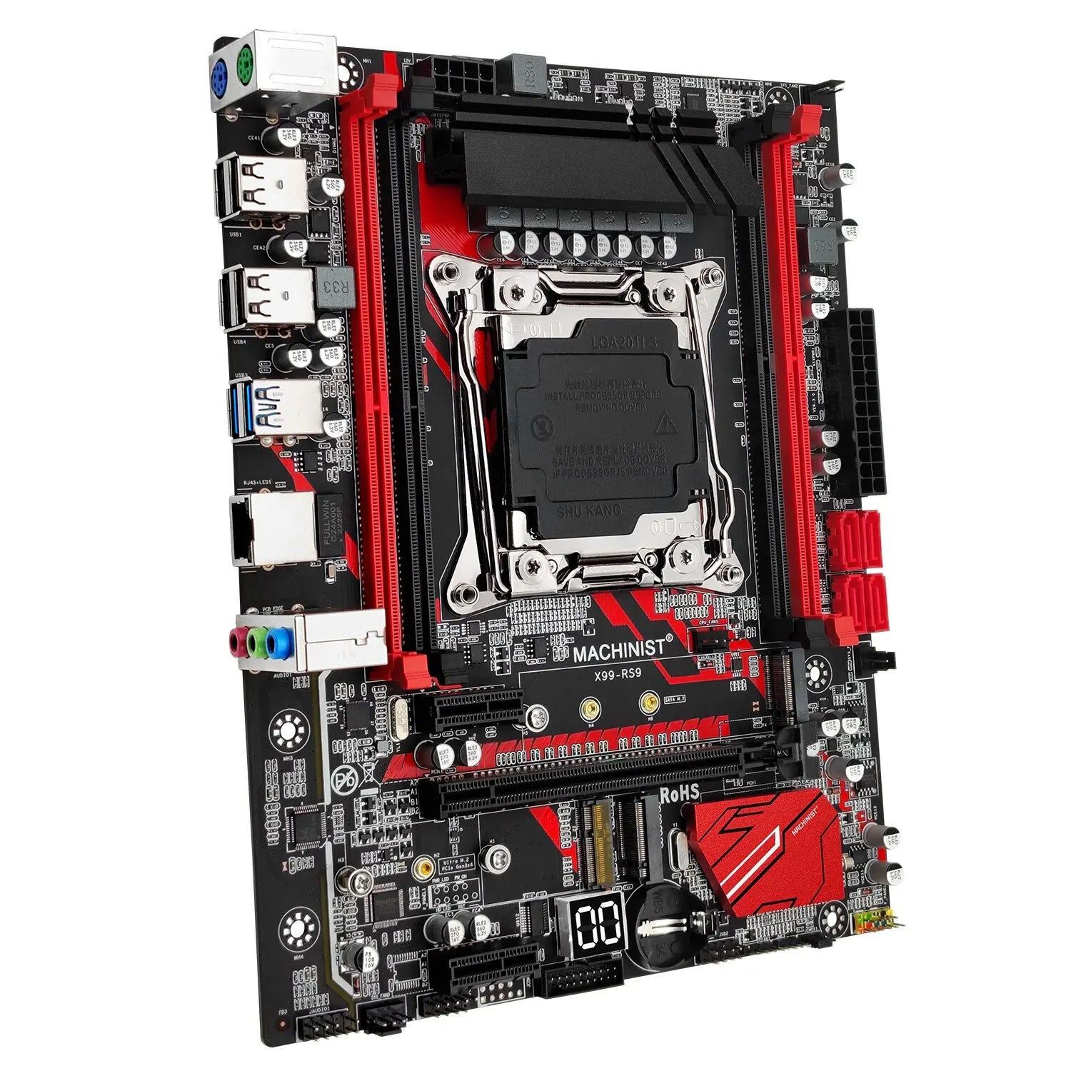 MACHINIST RS9 X99 Motherboard Support Xeon E5 V3 V4 LGA 2011-3 CPU Pro