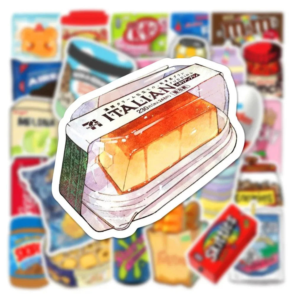 Drink Milk Snack Food Packaging Stickers Phone in USA