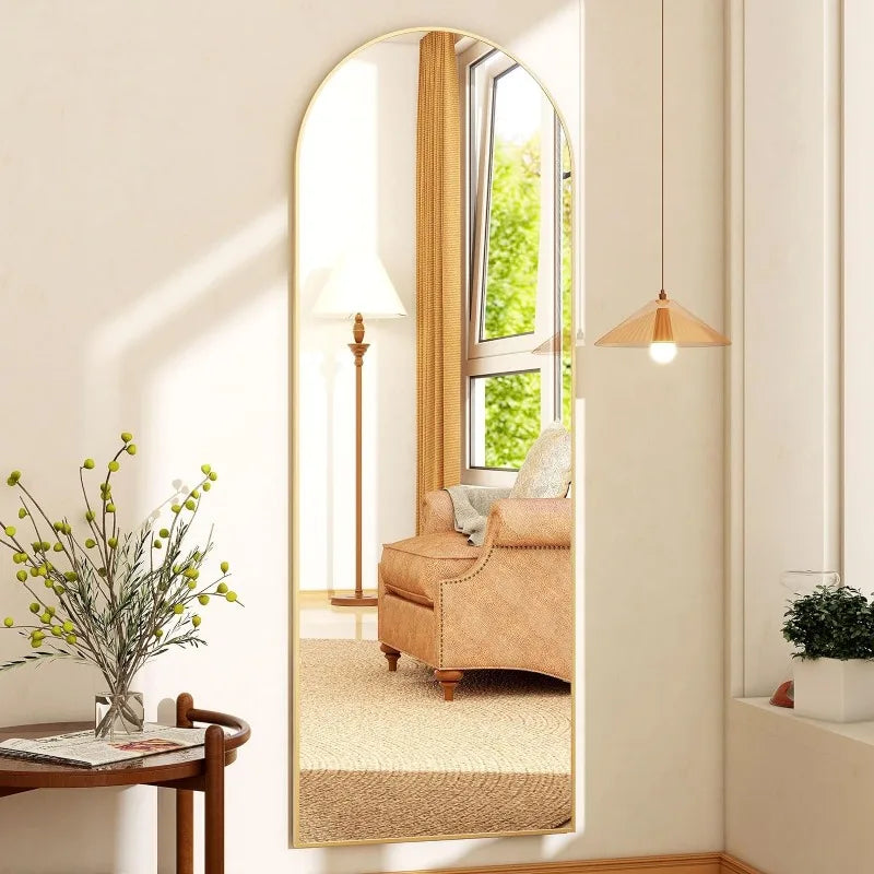 Arched Full Length Mirror - Wall Mounted Floor Mirror in USA.