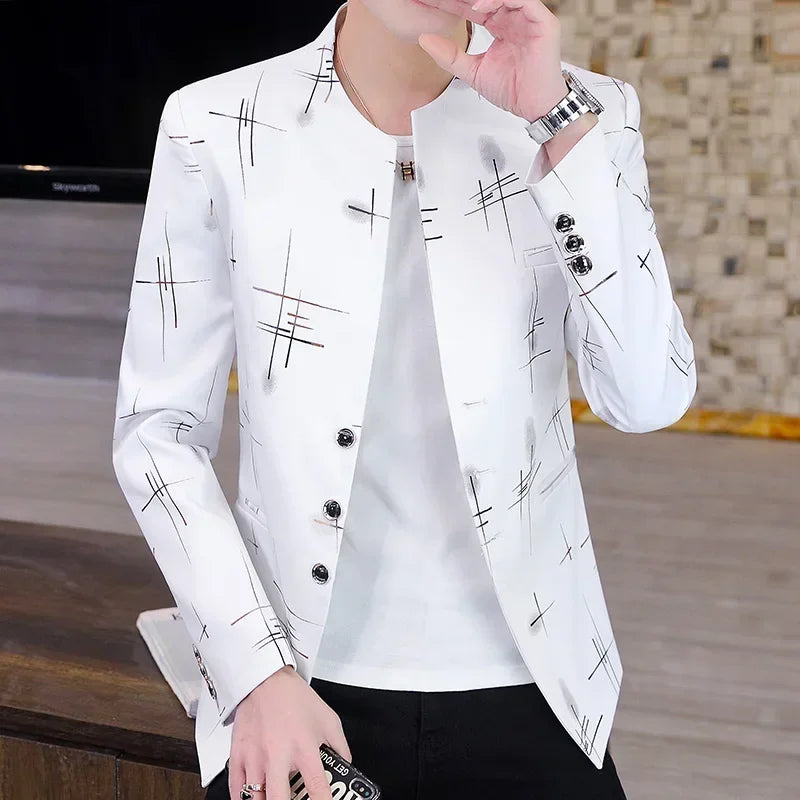 Chinese Tunic Casual Suit Thin Jacket Youth in USA