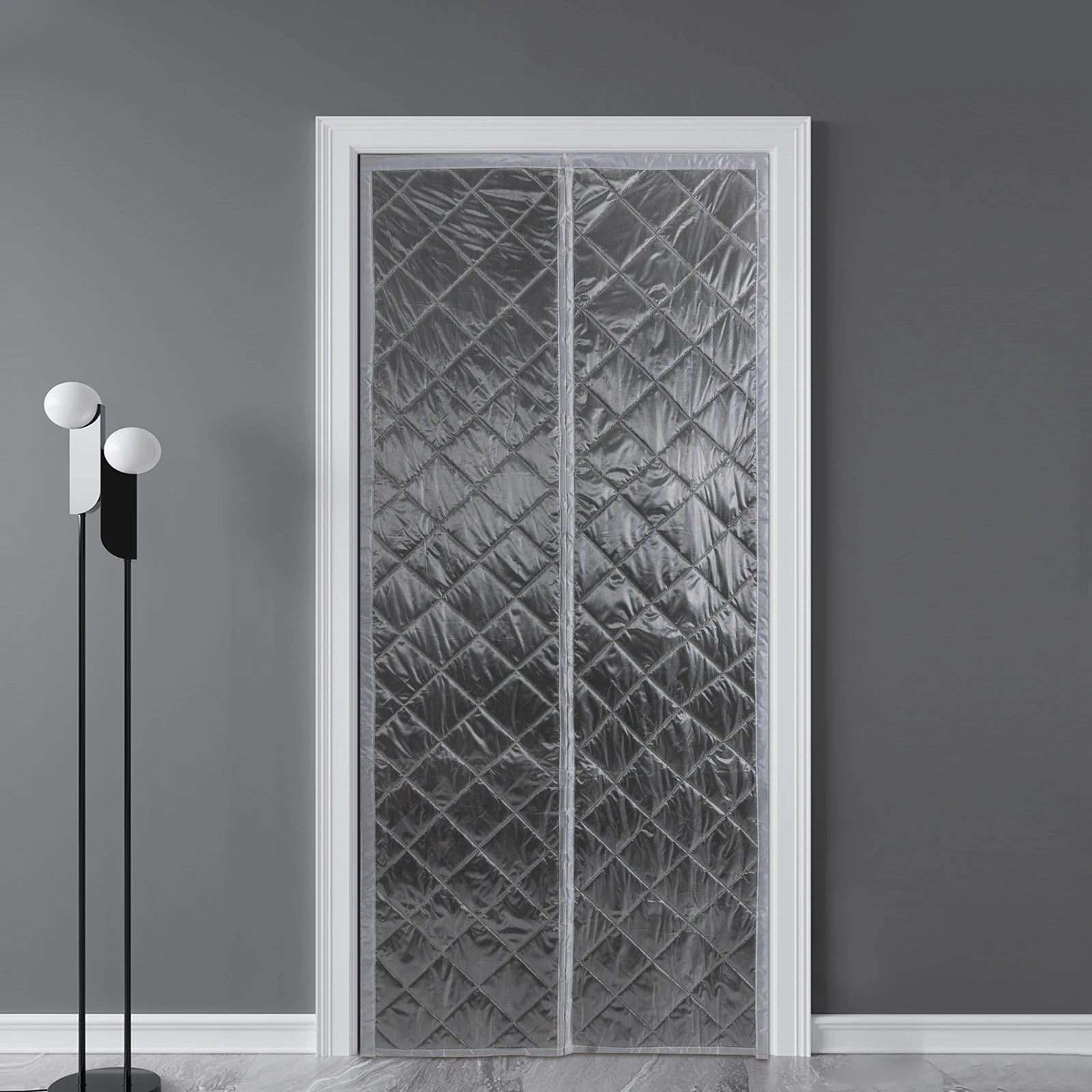 Magnetic Thermal Insulated Door Curtain Door Insulation Curtain in USA