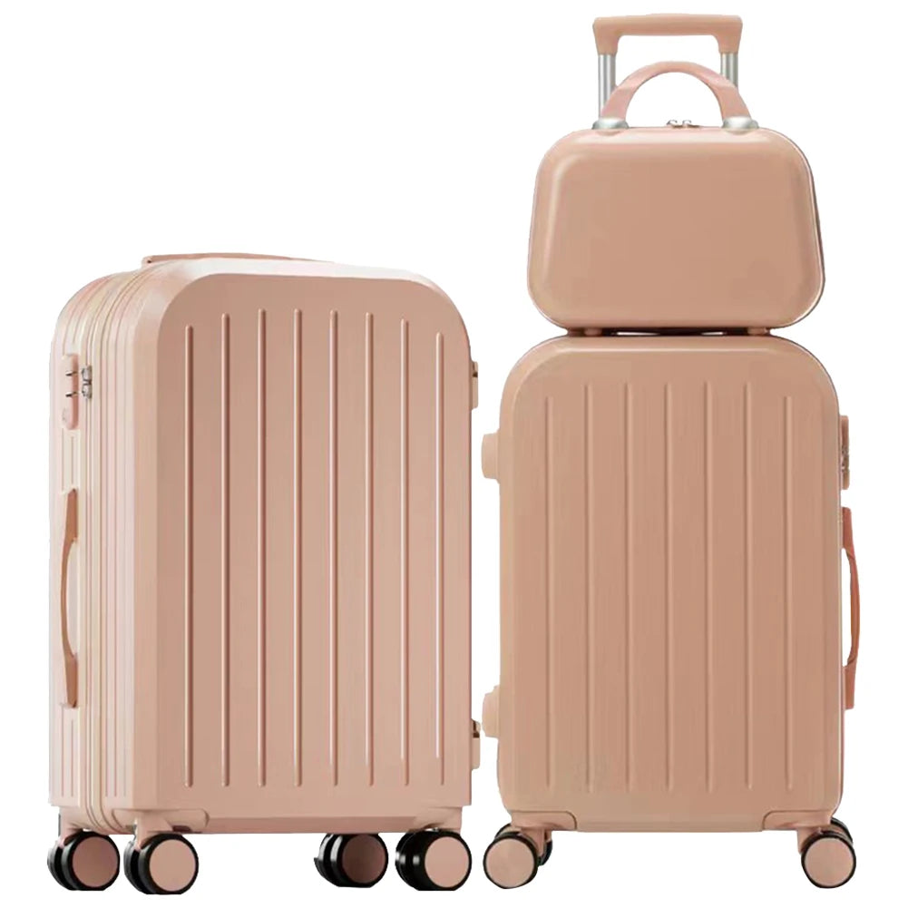 Large Capacity Luggage Set Spinner Wheels Travel Suitcase in USA