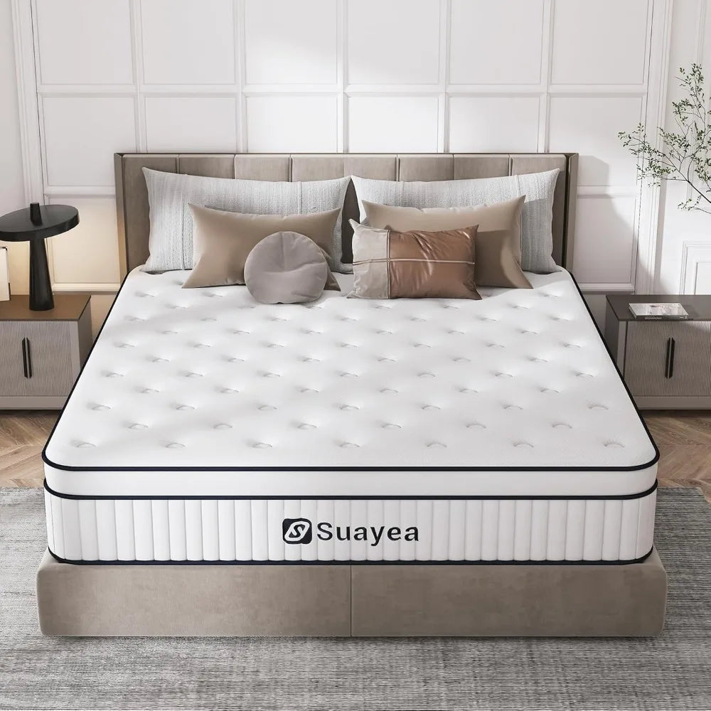 Size in a Box, Strength Hybrid Mattress Pocket Spring Soft Foam