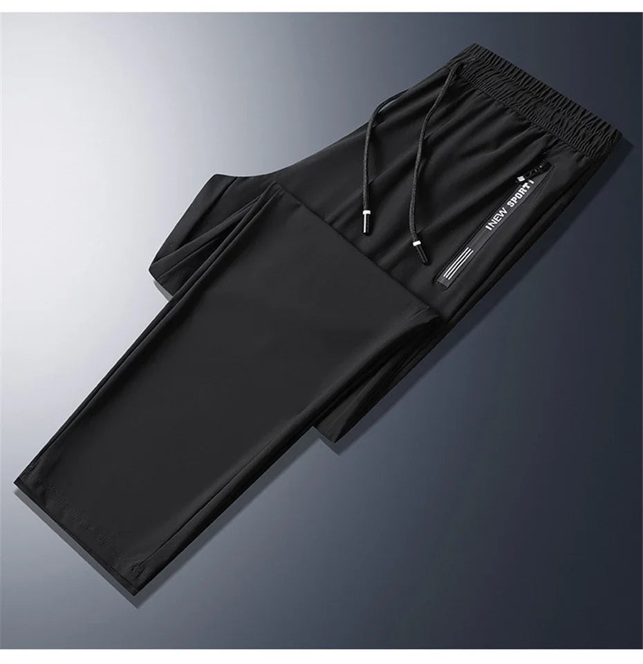 Summer Cool Pants Men Sweatpants Fashion Casual Stretch Pants in USA