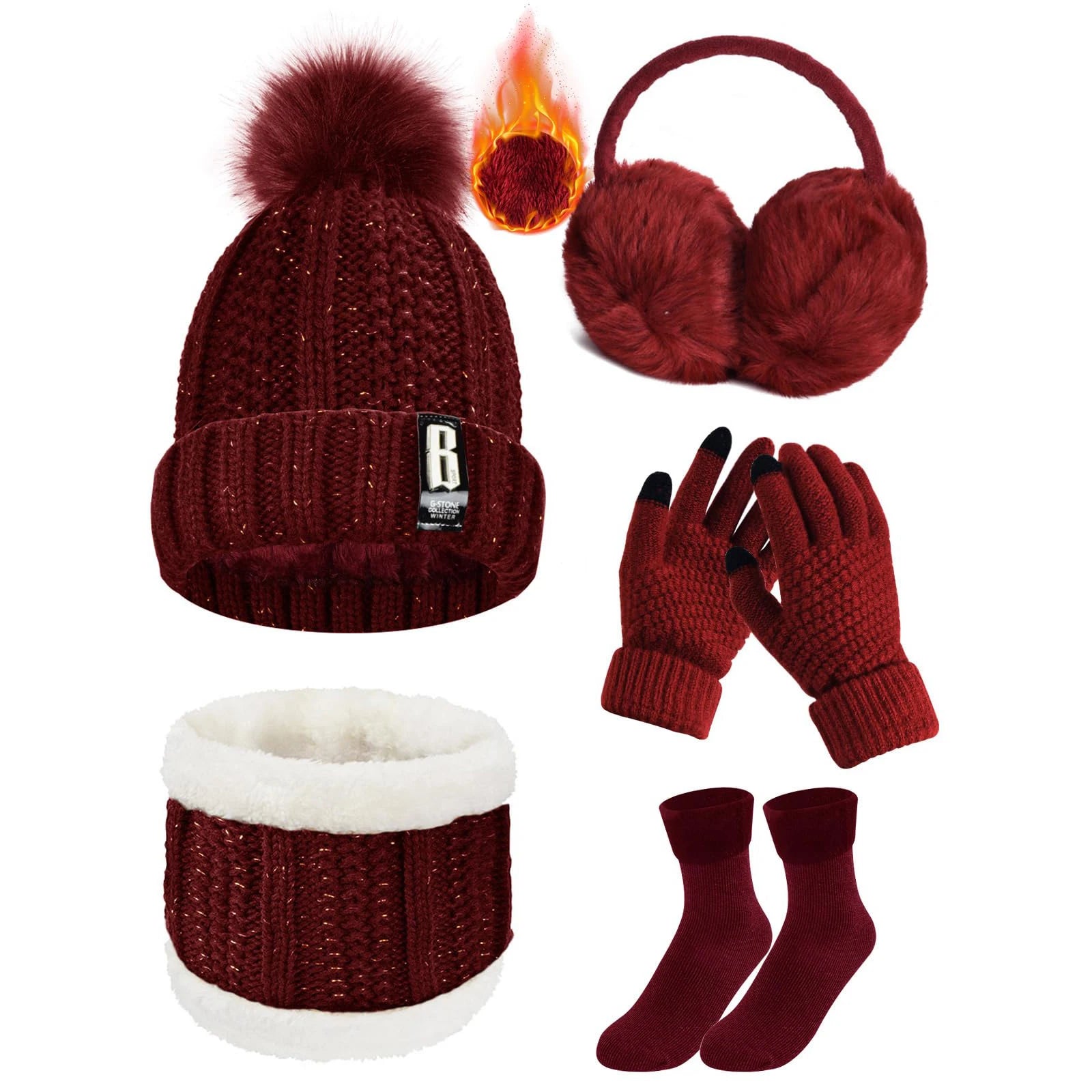 Hats, gloves and scarves