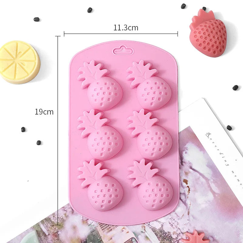 Cute Mini Fruit Silicone Mold Gummy Chocolate Ice Cube in USA